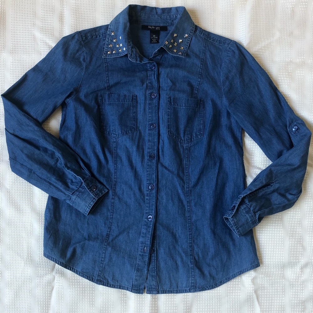 Style & Co Denim Shirt Sz.PP